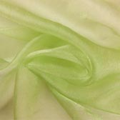 Organza anyag - APPLE GREEN
